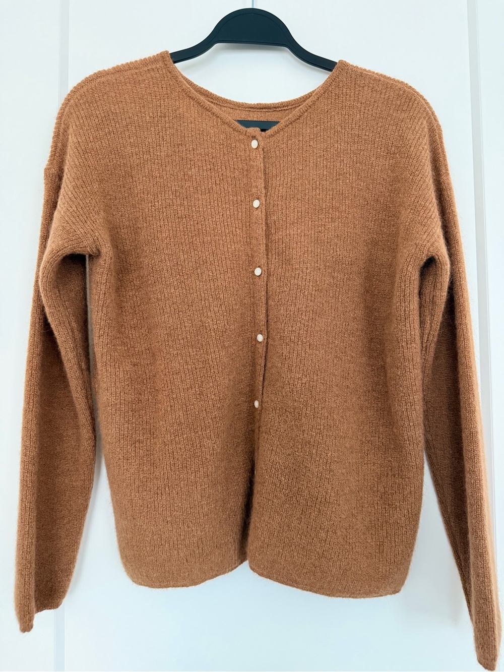 Sezane Gaspard Cardigan in Camel - Picture 3 of 6